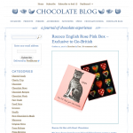 Chocolate Blog · a journal of chocolate experience (20101028)